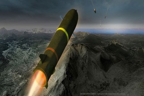 Donośność amunicji Ramjet 155 to ok. 150 km / Ilustracja: Boeing