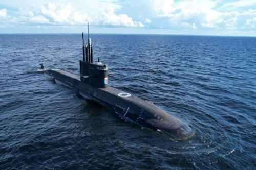 Próby fabryczne okrętu podwodnego Kronsztadt rozpoczęły się w grudniu 2021 / Zdjęcie: AO Admirałtiejskije Wierfi