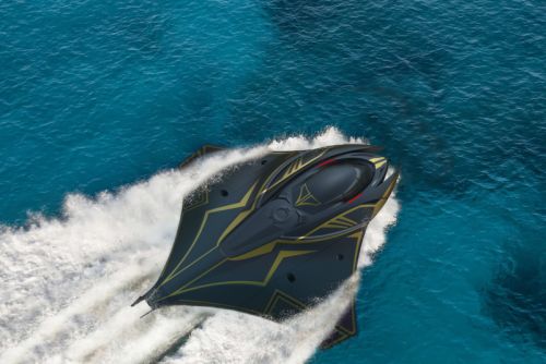 Na wodzie Kronos ma rozwijać prędkość 80 km/h, zaś pod wodą 50 km/h / Ilustracja: Highland Systems