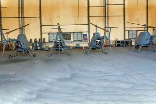 4 chińskie śmigłowce bezzałogowe AVIC AR-500B i AR-500C dostarczone do Nigerii / Zdjęcie: naijablog.ng