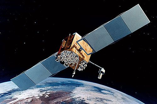 Satelita Navstar-2F Globalnego Systemu Pozycjonowania (GPS) / Ilustracja: USAF