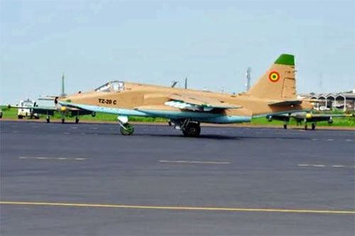 Dostarczony wojskom lotniczym Mali 9 sierpnia Su-25 rozbił się niecałe dwa miesiące później / Zdjęcie: Présidence de la République du Mal