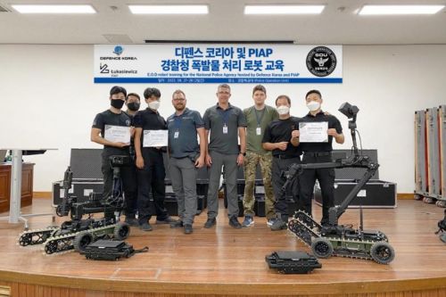 Gryfy dla koreańskich policjantów zostały wyposażone zgodnie z wymogami sekcji minersko-pirotechnicznych / Zdjęcie: Łukasiewicz – PIAP