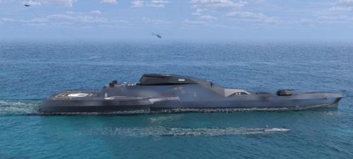 Zgodnie z koncepcją Blue Shark ma wykonywać zadania przeznaczone dla fregat / Ilustracja: Naval Group