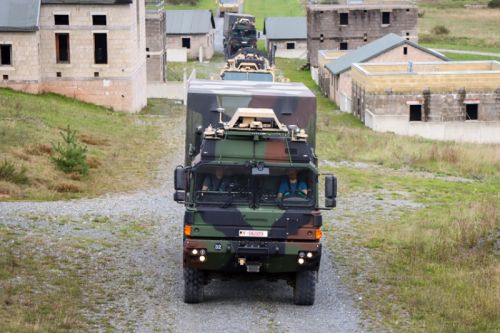 Ciężarówki projektu InterRoC wzięły udział w dwóch ważnych wydarzeniach – międzynarodowych testach terenowych ELROB i próbach OPDEMO z US Army / Zdjęcie: Rheinmetall