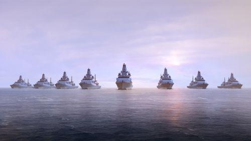 8 zamówionych dla Royal Navy fregat typu 26 ma zostać ukończonych do połowy lat 2030. / Ilustracja: BAE Systems