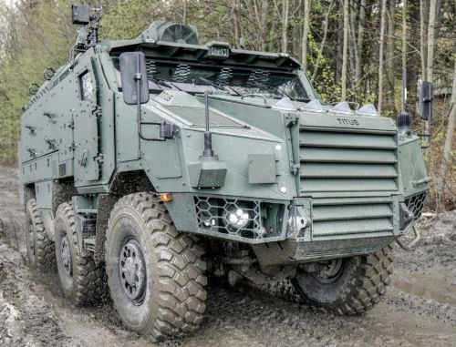 Dostawy wozów TITUS do czeskich wojsk lądowych zaplanowano na lata 2023-2024 / Zdjęcie: Tatra Defence Vehicle