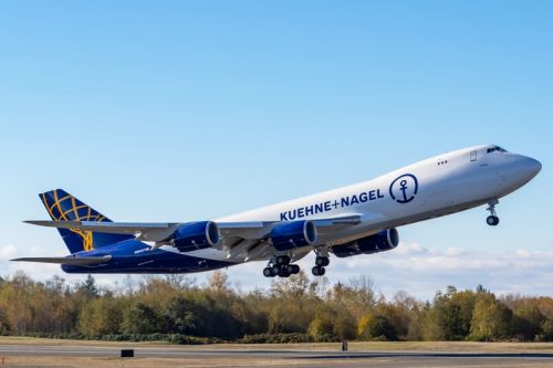 Eksploatowany przez Kuehne+Nagel Boeing 747-8F Inspire / Zdjęcie: Kuehne+Nagel