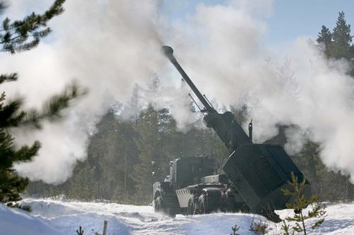 Szwedzi planują zakup kolejnych 24 armatohaubic Archer dla trzeciego batalionu artylerii / Zdjęcie: FMV
