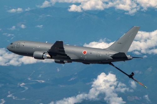 Docelowo japońskie Kōkū Jieitai mają dysponować 6 KC-46A / Zdjęcie: Boeing – Kevin Flynn