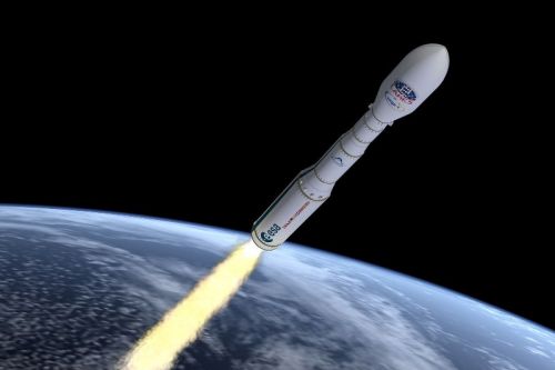 Vega-C jest zmodernizowaną wersją rakiety nośnej Vega o wysokości 35 m i masie przy wznoszeniu wynoszącej 210 t / Ilustracja: Europejska Agencja Kosmiczna