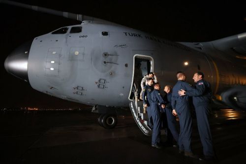 Samoloty i ich załogi przebywały przez 10 miesięcy w porcie lotniczym Kijów-Boryspol / Zdjęcie: MO Turcji