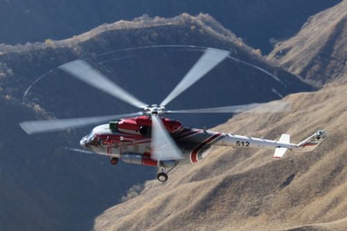 Mi-171A2 podczas prób na Elbrusie / Zdjęcie: Wiertalioty Rossii