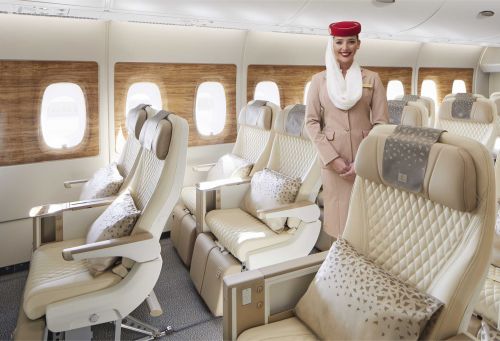 Wnętrze pierwszego zmodernizowanego A380 Emirates / Zdjęcia: Emirates