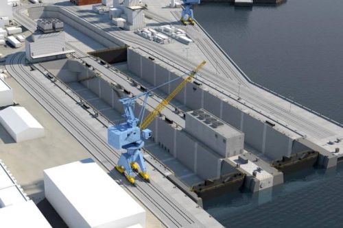 Po modernizacji stoczni PNSY w suchych dokach będą mogły być obsługiwane większe OP typu Virginia / Ilustracja: Portsmouth Naval Shipyard