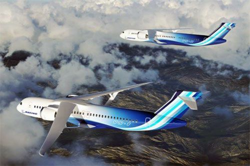 Wizja samolotów Boeinga z TTBW / Ilustracja: Boeing