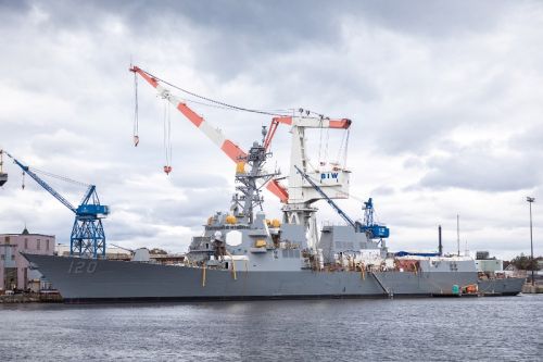 Przyszły USS Calr M. Levin ma wejść do służby w US Navy w czerwcu br. / Zdjęcie: General Dynamics Bath Iron Works