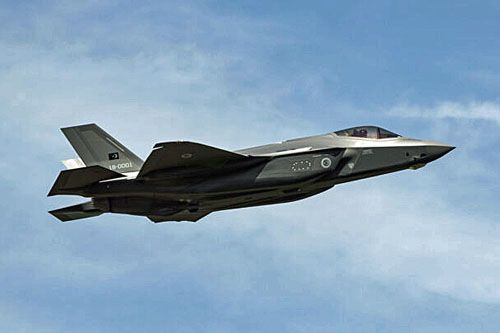 Pierwszy z F-35A oficjalnie przekazanych Turcji w czerwcu 2018. Ostatecznie ten samolot pozostał w USA / Zdjęcie: USAF