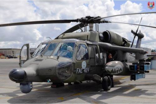 Kolumbijskie śmigłowce AH-60L Arpia IV mogą odpalać niemal całą rodzinę ppk Spike – LR, ER i NLOS / Zdjęcie: Fuerza Aérea de Colombia