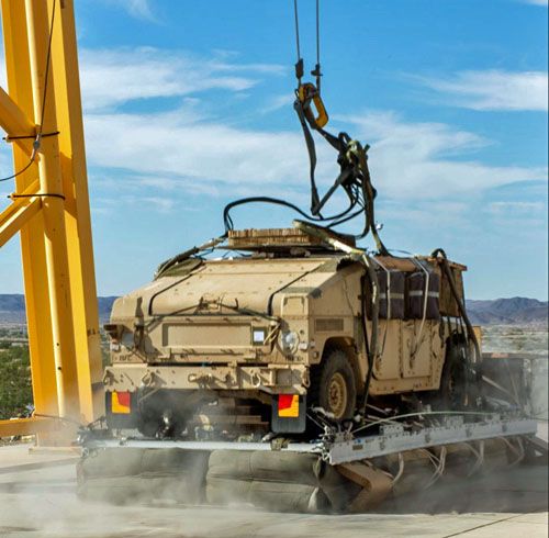 Test RRDAS na stanowisku naziemnym / Zdjęcie: US Army