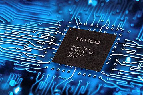 Jeden z procesorów nowej rodziny Hailo VPU – Hailo-15H / Zdjęcie: Hailo