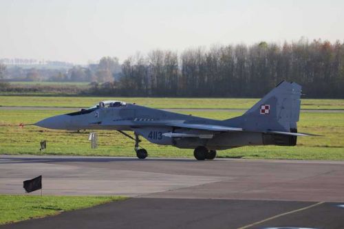 Decyzja o przekazaniu Ukrainie polskich samolotów MiG-29 miała zostać podjęta na najwyższym szczeblu państwowym / Zdjęcie: Bartosz Głowacki