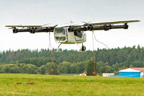 Demonstrator technologii 3MV1_NG w czasie testów na lotnisku w pobliżu Zbraslavic / Zdjęcie: Zuri