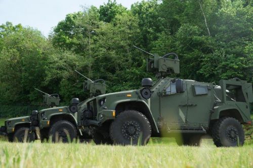 Uzbrojenie litewskich JLTV stanowią zsmu M153 CROWS / Zdjęcie: MO Litwy