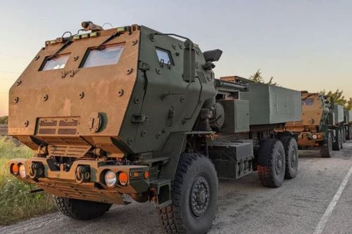 Ukraińska wyrzutnia M142 HIMARS w obwodzie zaporoskim w czerwcu 2022 / Zdjęcie: Sztab Generalny SZ Ukrainy