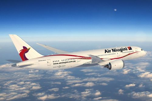 Wizualizacja Dreamlinera 787-8 w barwach Air Niugini / Ilustracja: Boeing