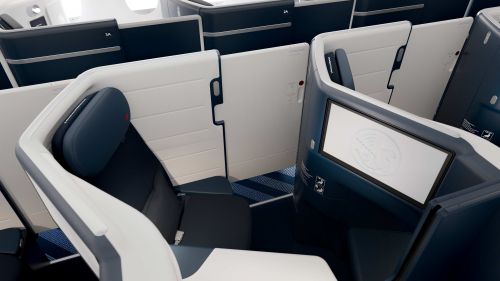 Najnowsze kabiny, z których docelowo korzystać mają pasażerowie klasy biznes, ekonomicznej premium i ekonomicznej będą teraz stopniowo instalowane w 21 Airbusach A350, począwszy od lipca br. do 2025 / Zdjęcia: Air France
