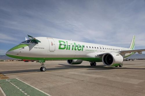 W 2025 flota E195-E2 Binter wzrośnie do 16 samolotów / Zdjęcie: Binter Canarias