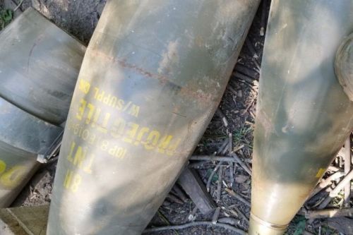 Amunicja M106 przekazana Ukrainie przez USA / Zdjęcia: Twitter