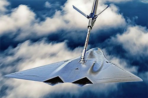 Wizja samolotu bojowego nowej generacji ujawniona przez Lockheed Martina. Być może podobny będzie projekt NGAD tworzony przez ten największy koncern zbrojeniowy na świecie / Ilustracja: Lockheed Martin