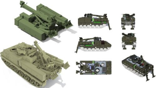 Wyposażenie specjalistyczne wozów pomocy technicznej ACSV dostarczy amerykańska spółka MITE / Ilustracja: FMA