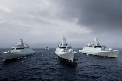 Budowa czterech fregat ZOP dla Holandii i Belgii ma zostać ukończona w 2031 / Ilustracja: MO Holandii