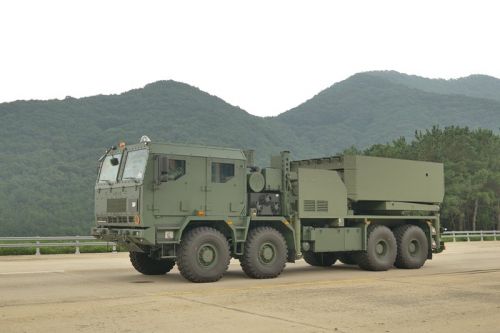 Dwie wyrzutnie Homar-K przechodzą testy w Republice Korei. Trzecia jest już w drodze do Polski / Zdjęcie: Hanwha Aerospace