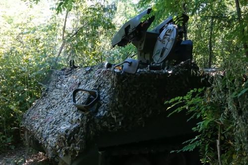 Załoga M113 z zsmy SARP-Dual działa w rejonie miejscowości Łyman / Zdjęcie: 1. Samodzielna Brygada Specjalnego Przeznaczenia