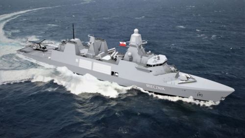 Fregaty Miecznik będą najnowocześniejszymi i najsilniej uzbrojonymi okrętami Marynarki Wojennej / Ilustracja: PGZ