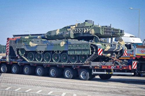 Węgrzy mają odebrać łącznie 44 Leopardy 2A7HU / Zdjęcie: Twitter