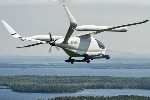 Prototyp samolotu eVOL Alia w locie testowym / Zdjęcie: Beta Technologies