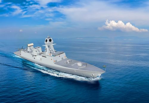 Pierwsza fregata Projektu 17A ma zostać przekazana marynarce wojennej Indii w 2024 / Ilustracja: MO Indii