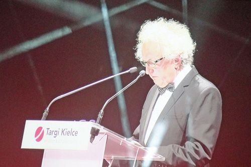 Przemawia prezes Targów Kielce, dr Andrzej Mochoń