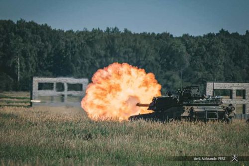 Na stanie Wojska Polskiego znajduje się obecnie 14 czołgów M1A1 dostarczonych pod koniec czerwca / Zdjęcie: 18. Dywizja Zmechanizowana – sierż. Aleksander Perz