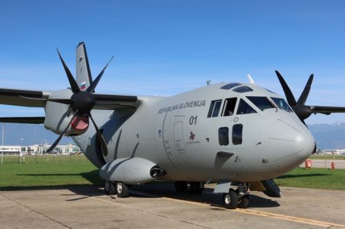 Pierwszy słoweński C-27J Spartan został już wyprodukowany i obecnie przechodzi certyfikację. Samolot, noszący nr takt. L2-01 i nazwę Martin Krpan ma przybyć do Słowenii w grudniu br. Drugi Spartan ma dołączyć do niego w grudniu 2024 / Zdjęcie: MO Słowenii