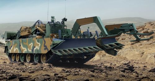 K600 CSV bazuje na podwoziu czołgu K1A1. Nie wiadomo ile takich pojazdów wyprodukowano od 2018 dla wojsk lądowych Republiki Korei / Ilustracja: Hyundai Rotem