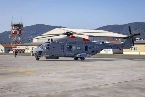 Ostatnim dostarczonym do Marina Militare śmigłowcem rodziny NH90 jest maszyna w odmianie SH-90A / Zdjęcie: Leonardo