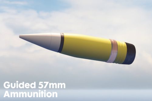 Nowa amunicja wpłynie na zwiększenie precyzji ognia i zasięgu skutecznego armat Mk110 / Ilustracja: Northrop Grumman
