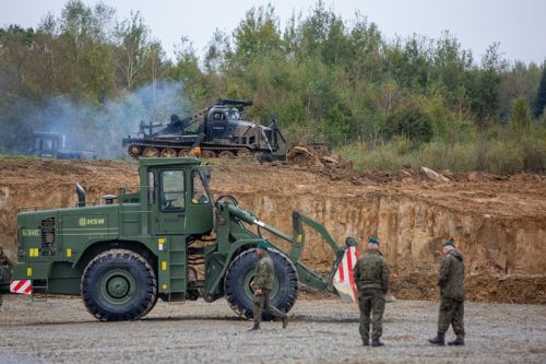 Początkowo garnizon nowo tworzonego batalionu ma być w formie miasteczka kontenerowego / Zdjęcie: MON