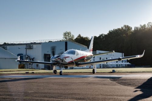 Jubileuszowy, 500. samolot dyspozycyjny TBM serii 900 trafił do nieujawnionego klienta z USA/ Zdjecie: Daher 